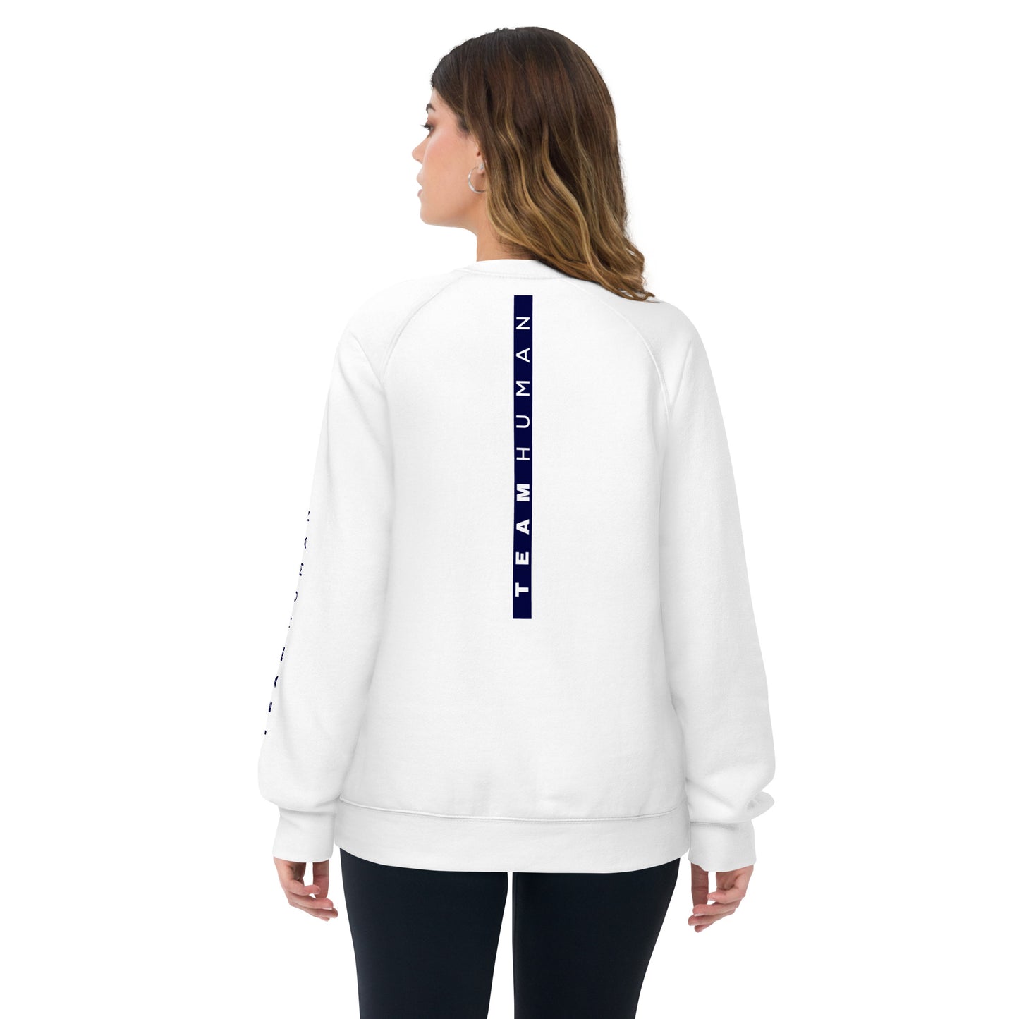 The Raglan Unisex Sweatshirt (White+Navy Special Edition)